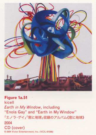 Caption left top: · Figure 1a.51 · kicell · Earth in My Window, including “Enola Gay” and “Earth in My Window” · 200420ya · CD (cover)