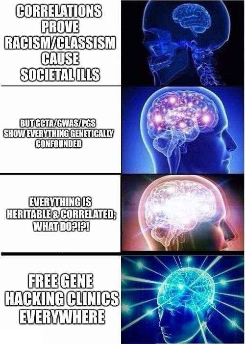 If genetic differences and inequality exists, then perhaps they need to be engineered away.