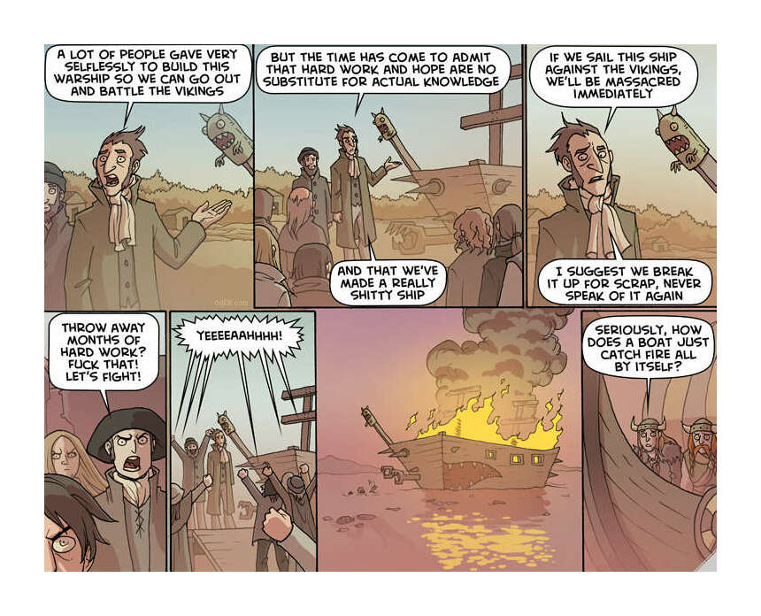 Insisting correlation ≈ causation (Oglaf, “Bilge” (201311ya))